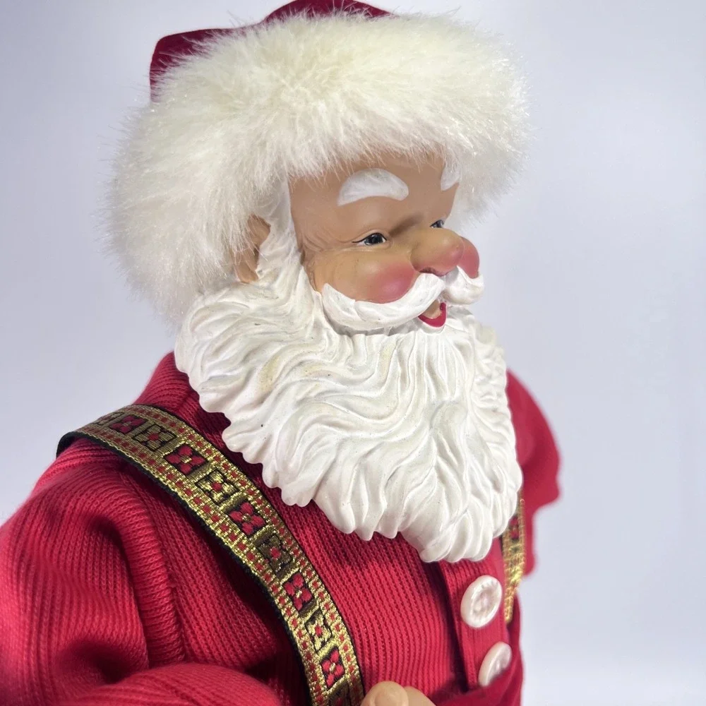 VTG 1998 Jingle Bell Rock Santa Dancing‎ Musical Figure 16